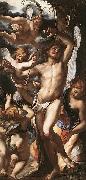 Giulio Cesare Procaccini St Sebastian Tended by Angels oil